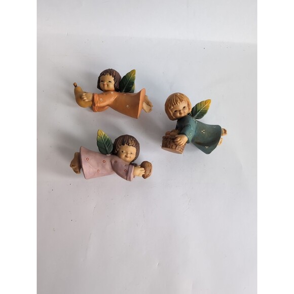 Anri Other - Vintage Anri Ferrandiz Angel Fruit Christmas Ornaments Set of 3